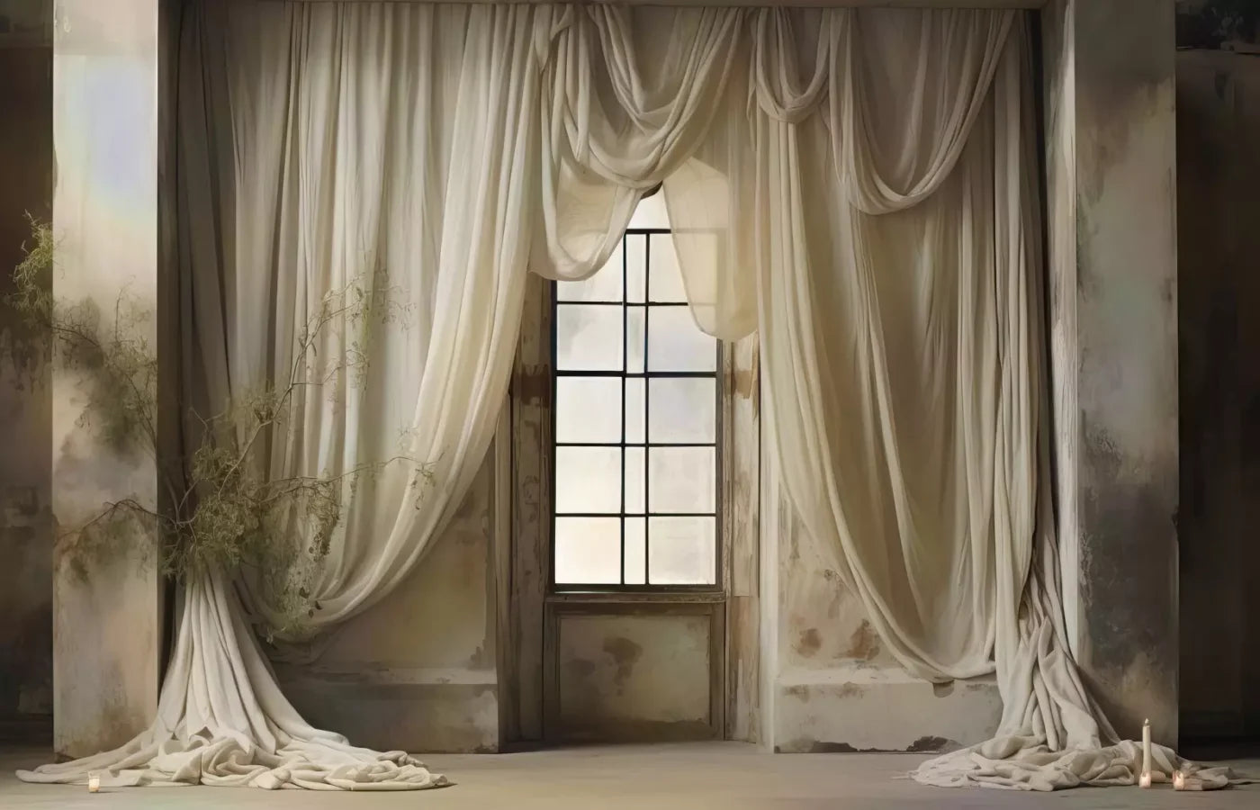 Chiffon Elegance I 14X9 Ultracloth ( 168 X 108 Inch ) Backdrop