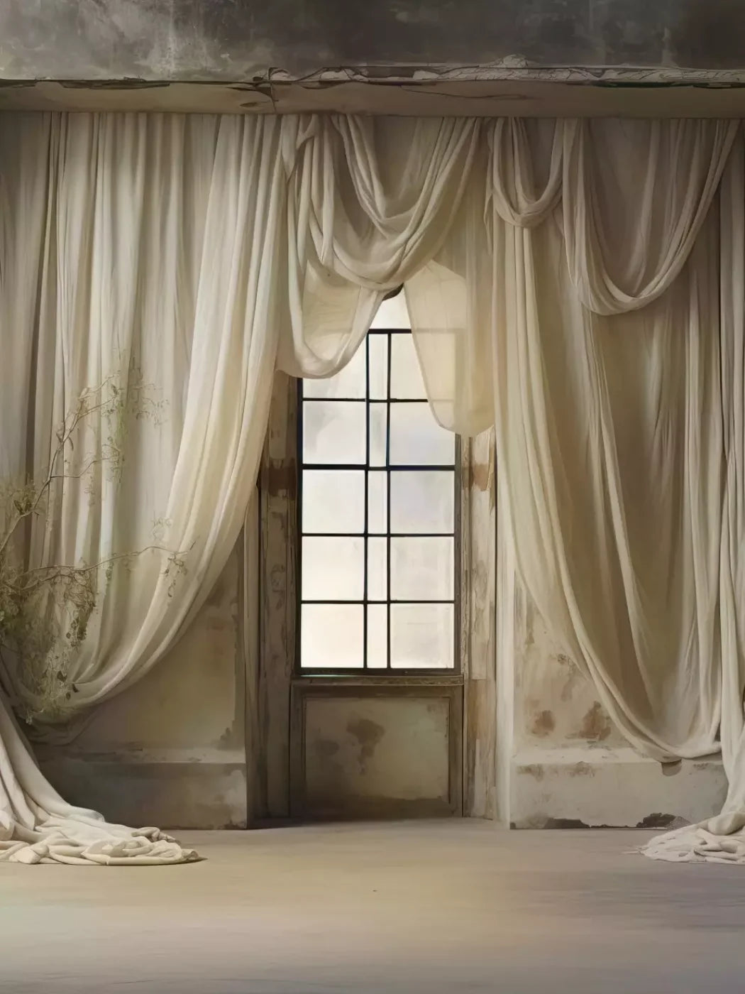 Chiffon Elegance I 5X68 Fleece ( 60 X 80 Inch ) Backdrop