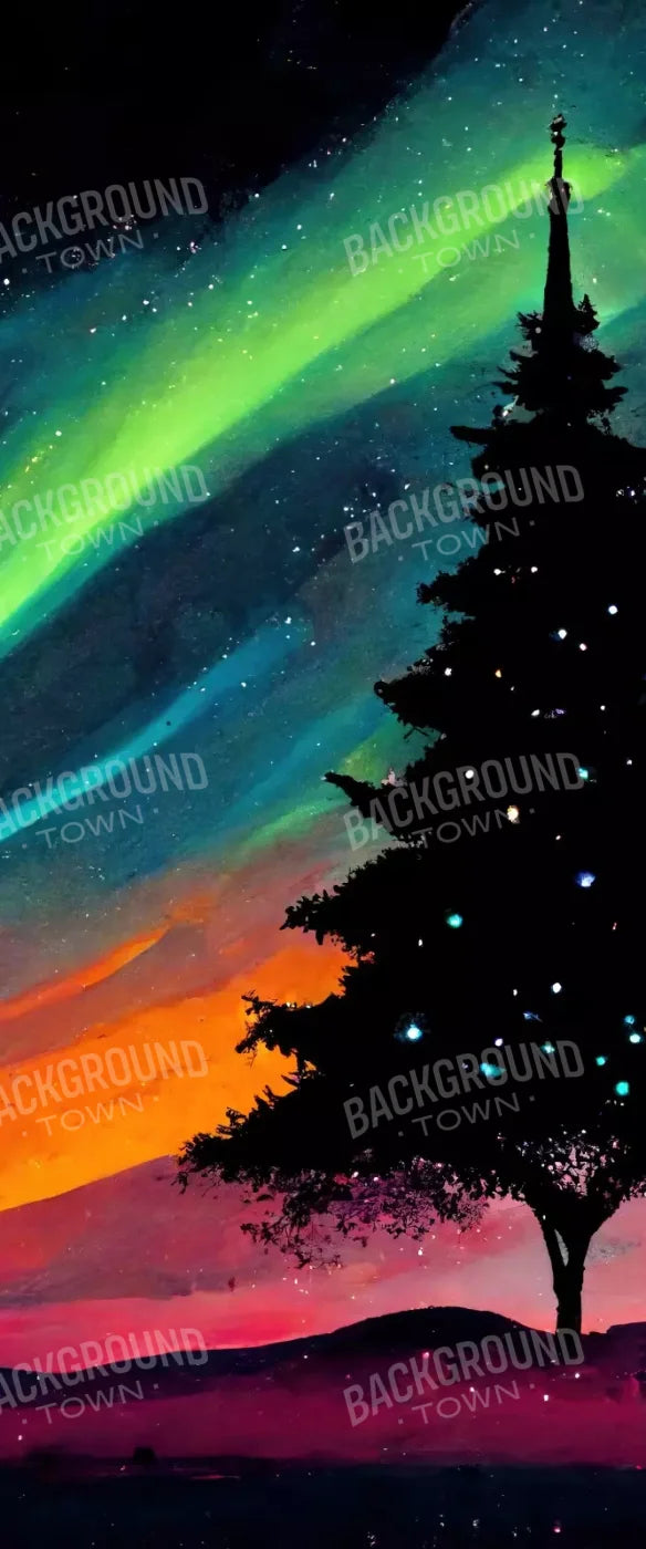 Christmas Aurora 5’X12’ Ultracloth For Westcott X-Drop (60 X 144 Inch) Backdrop