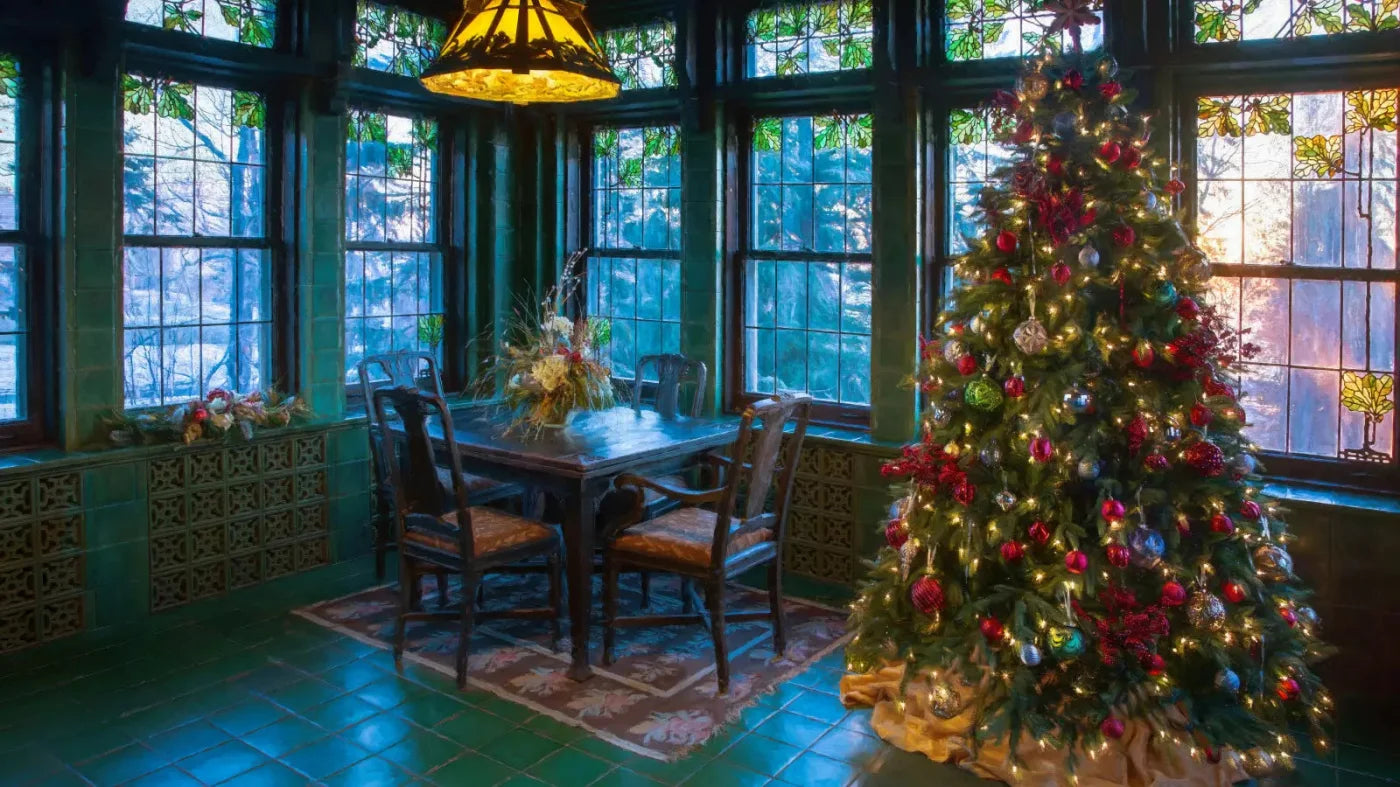 Christmas Breakfast 14X8 Ultracloth ( 168 X 96 Inch ) Backdrop