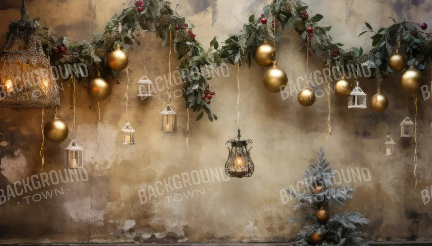 Christmas Decay 14’x8’ UltraCloth (168 x 96 inch) Backdrop