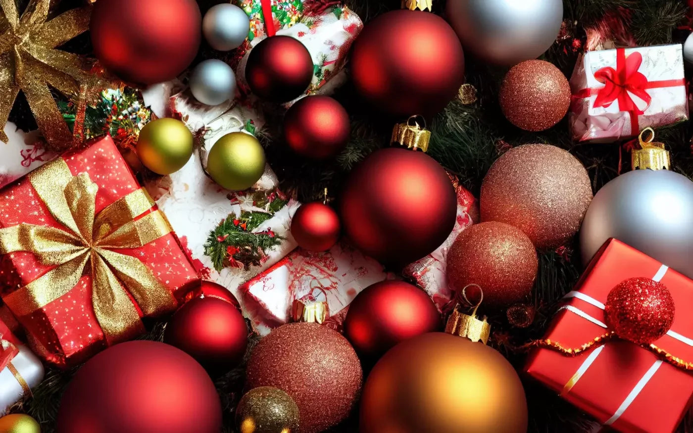 Christmas Decor 16’X10’ Ultracloth (192 X 120 Inch) Backdrop