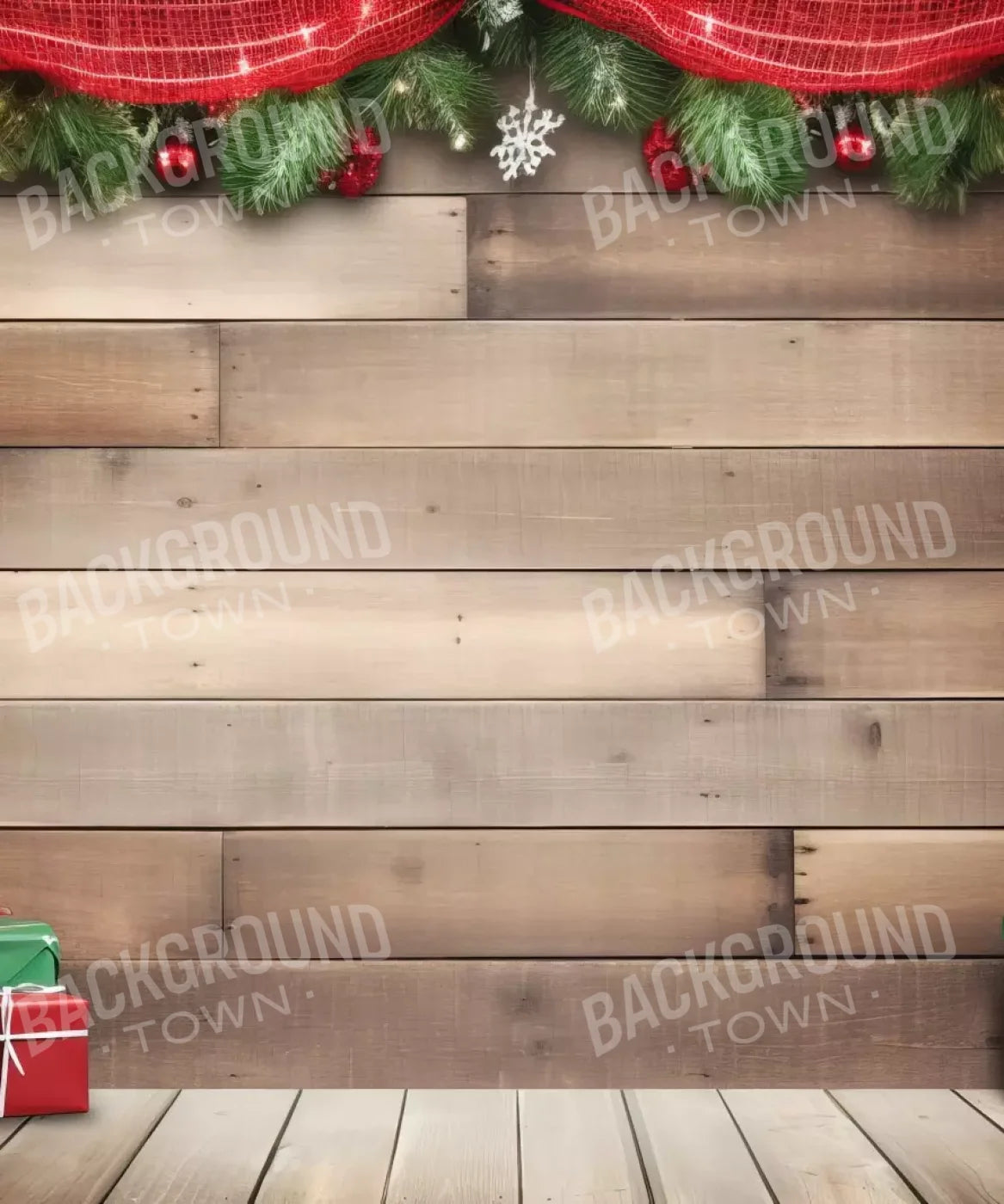 Red , Green , Brown Backdrop for Photography