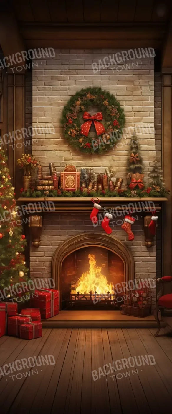Christmas In Hometown 5’X12’ Ultracloth For Westcott X-Drop (60 X 144 Inch) Backdrop