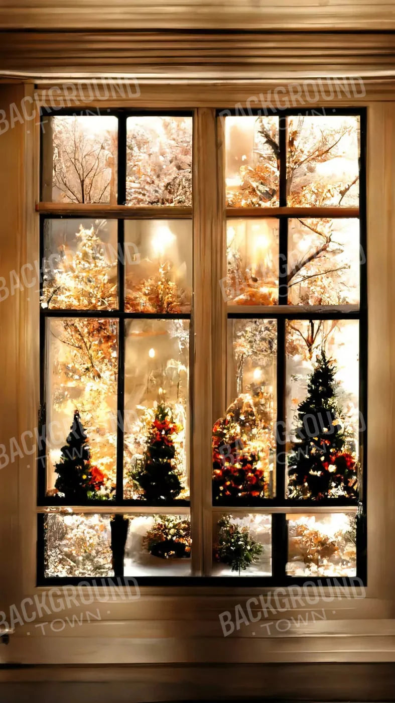 Christmas Lights 8X14 Ultracloth ( 96 X 168 Inch ) Backdrop