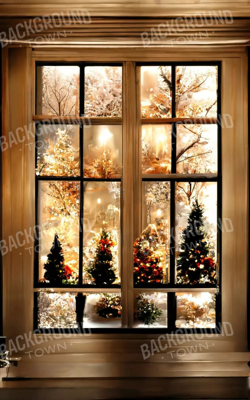 Christmas Lights 9X14 Ultracloth ( 108 X 168 Inch ) Backdrop