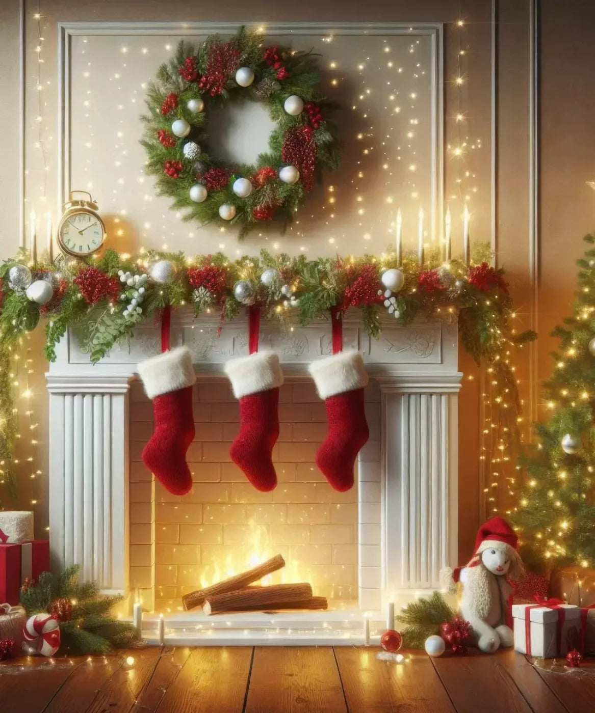 Christmas Magic 2 10’X12’ Ultracloth (120 X 144 Inch) Backdrop