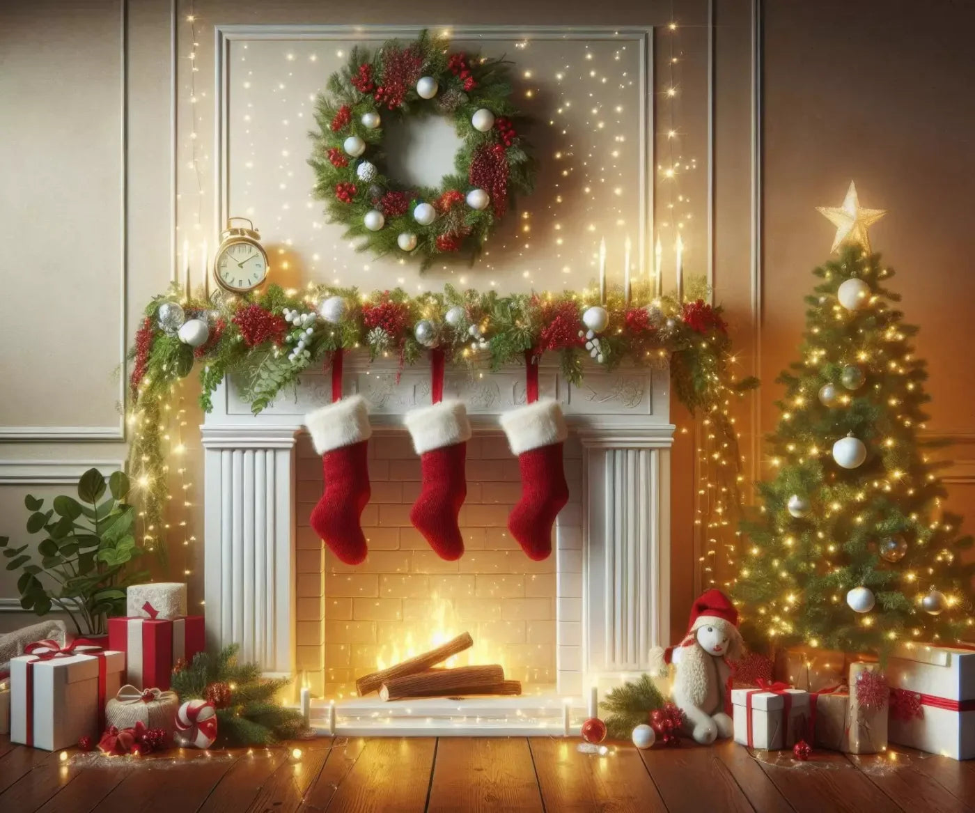 Christmas Magic 2 12’X10’ Ultracloth (144 X 120 Inch) Backdrop