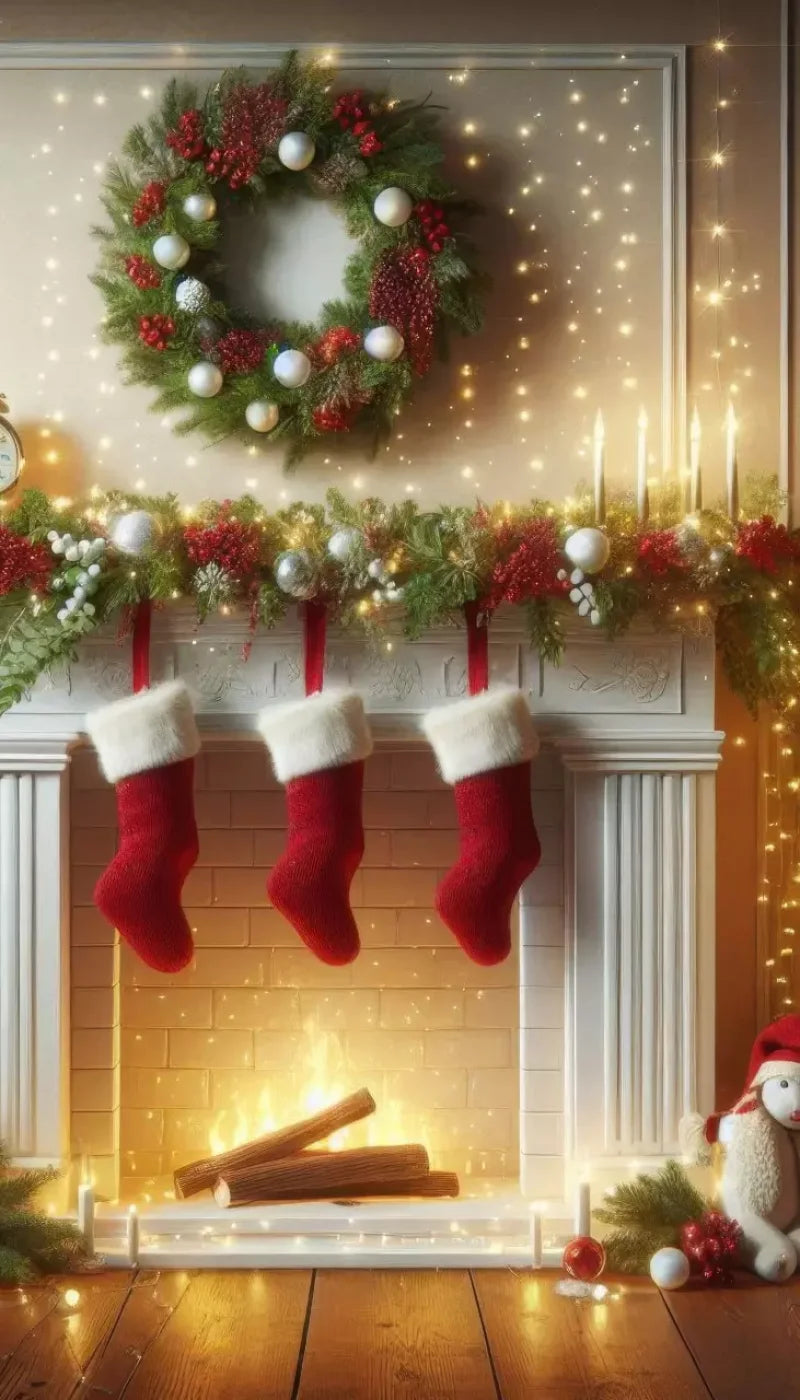 Christmas Magic 2 8’X14’ Ultracloth (96 X 168 Inch) Backdrop