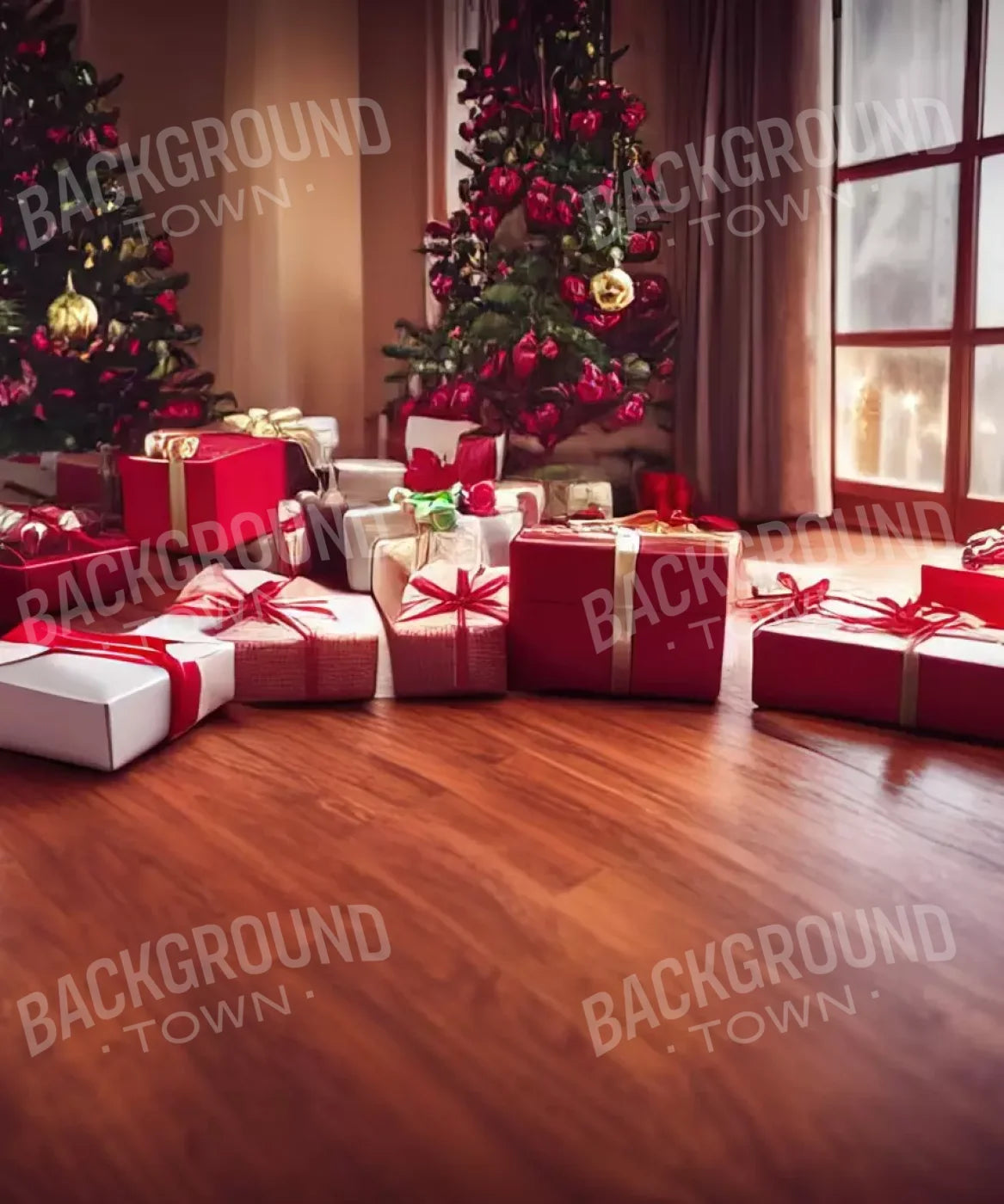 Red , Green , Brown Backdrop for Photography