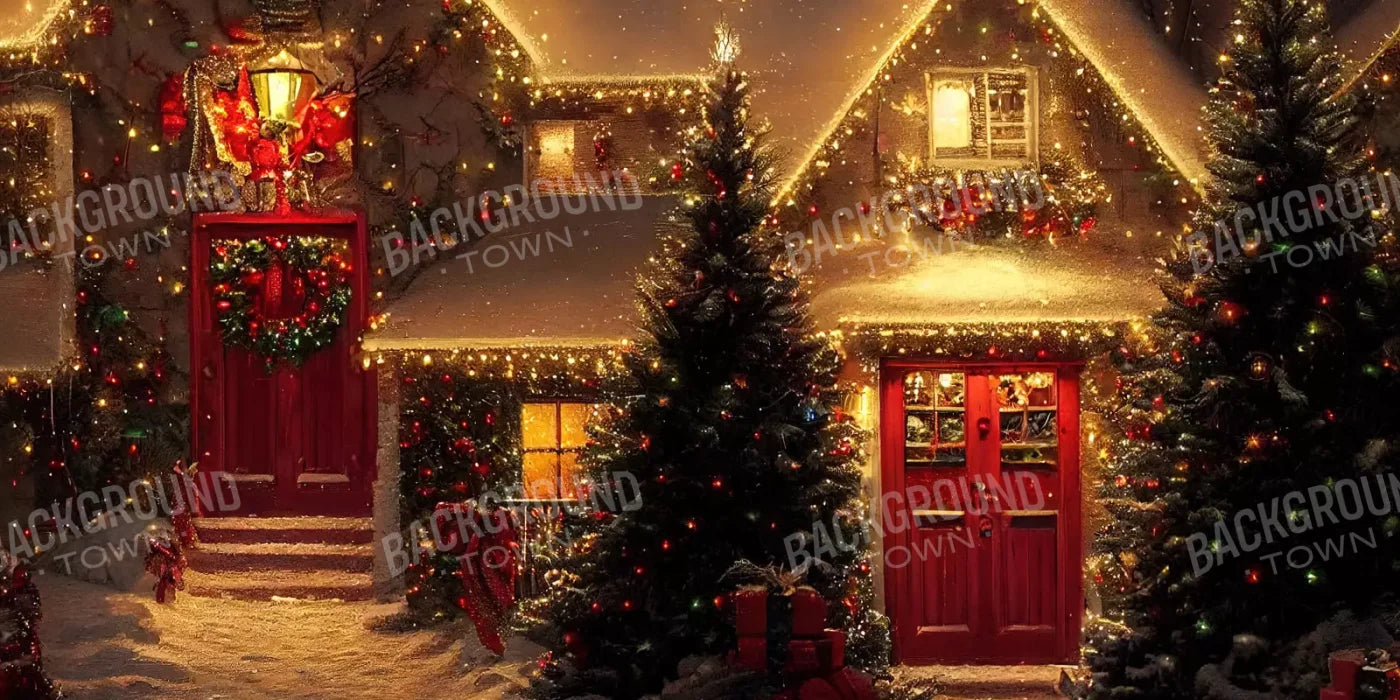 Christmas Night Iii 16’X8’ Ultracloth (192 X 96 Inch) Backdrop