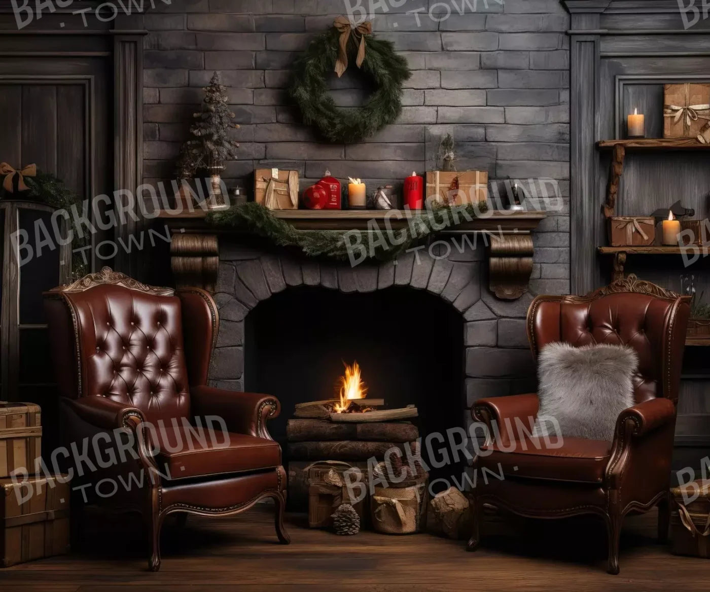 Christmas Peace Iii 12’X10’ Ultracloth (144 X 120 Inch) Backdrop