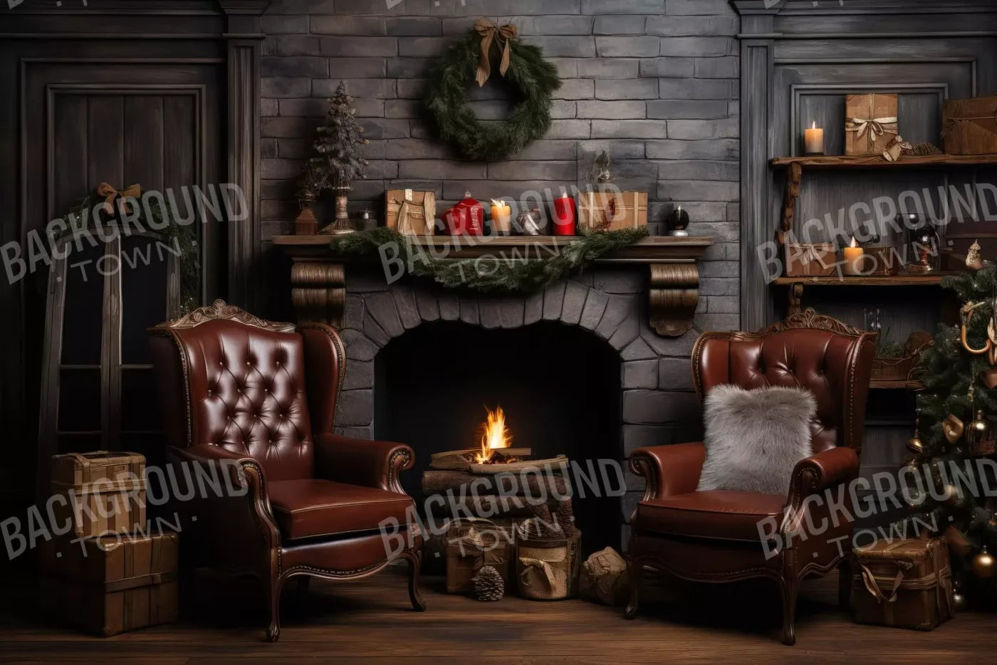 Christmas Peace Iii 12’X8’ Ultracloth (144 X 96 Inch) Backdrop