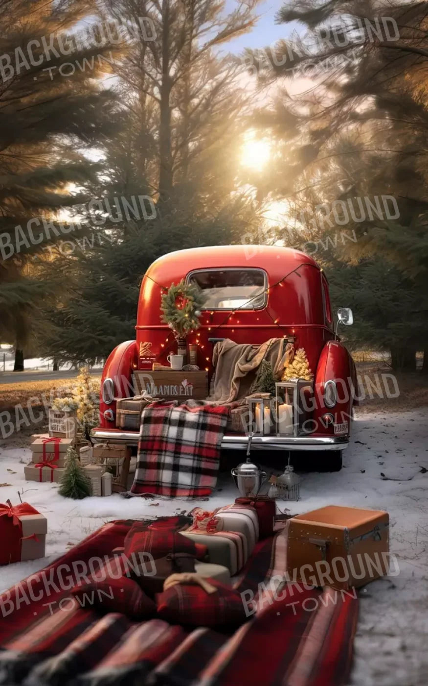 Christmas Picnic Iii 10’X16’ Ultracloth (120 X 192 Inch) Backdrop