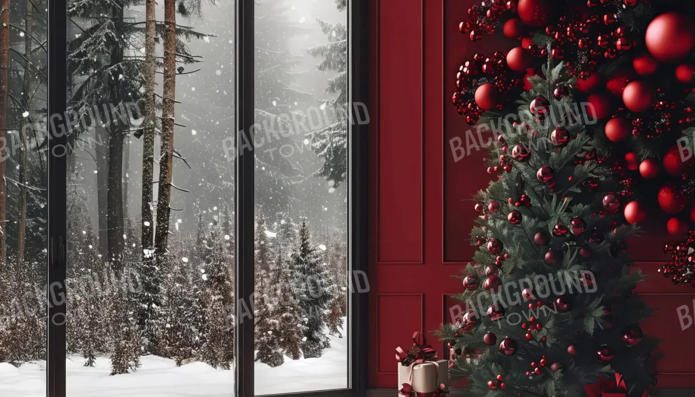 Christmas Room 14’x8’ UltraCloth (168 x 96 inch) Backdrop