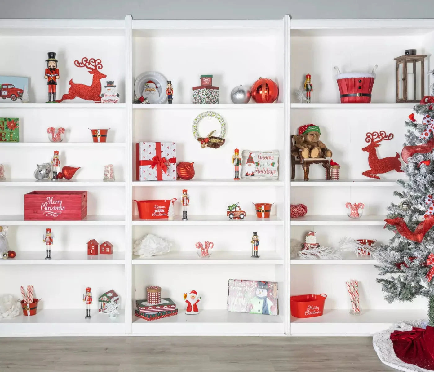Christmas Shelf 12X10 Ultracloth ( 144 X 120 Inch ) Backdrop