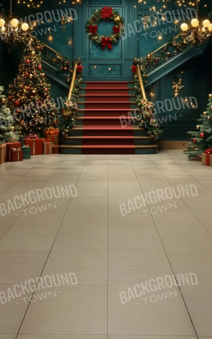 Green Red Brown Backdrop for Photography