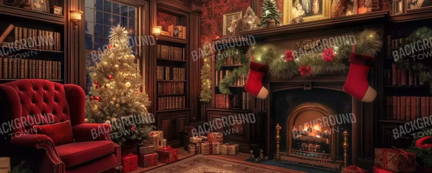 Christmas Study I 20’X8’ Ultracloth (240 X 96 Inch) Backdrop