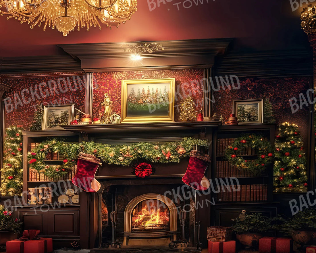 Christmas Study Bundle 10X8 Middle Backdrop