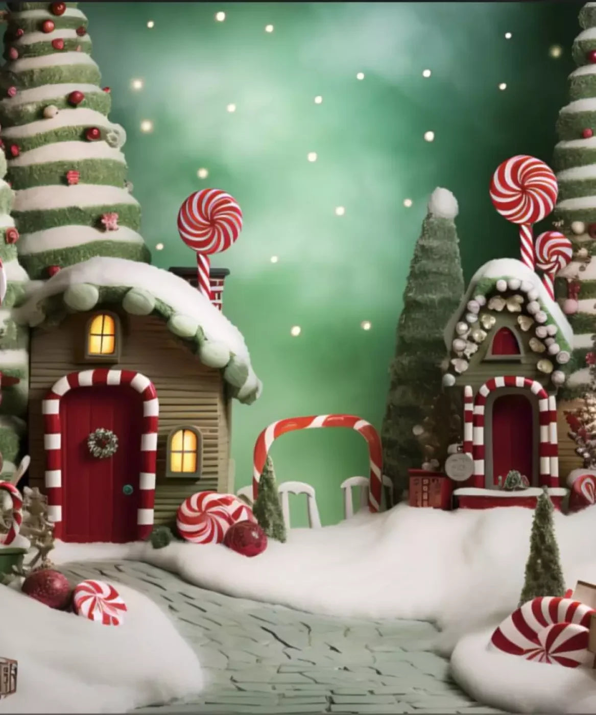 Christmas Town Iii 10’X12’ Ultracloth (120 X 144 Inch) Backdrop