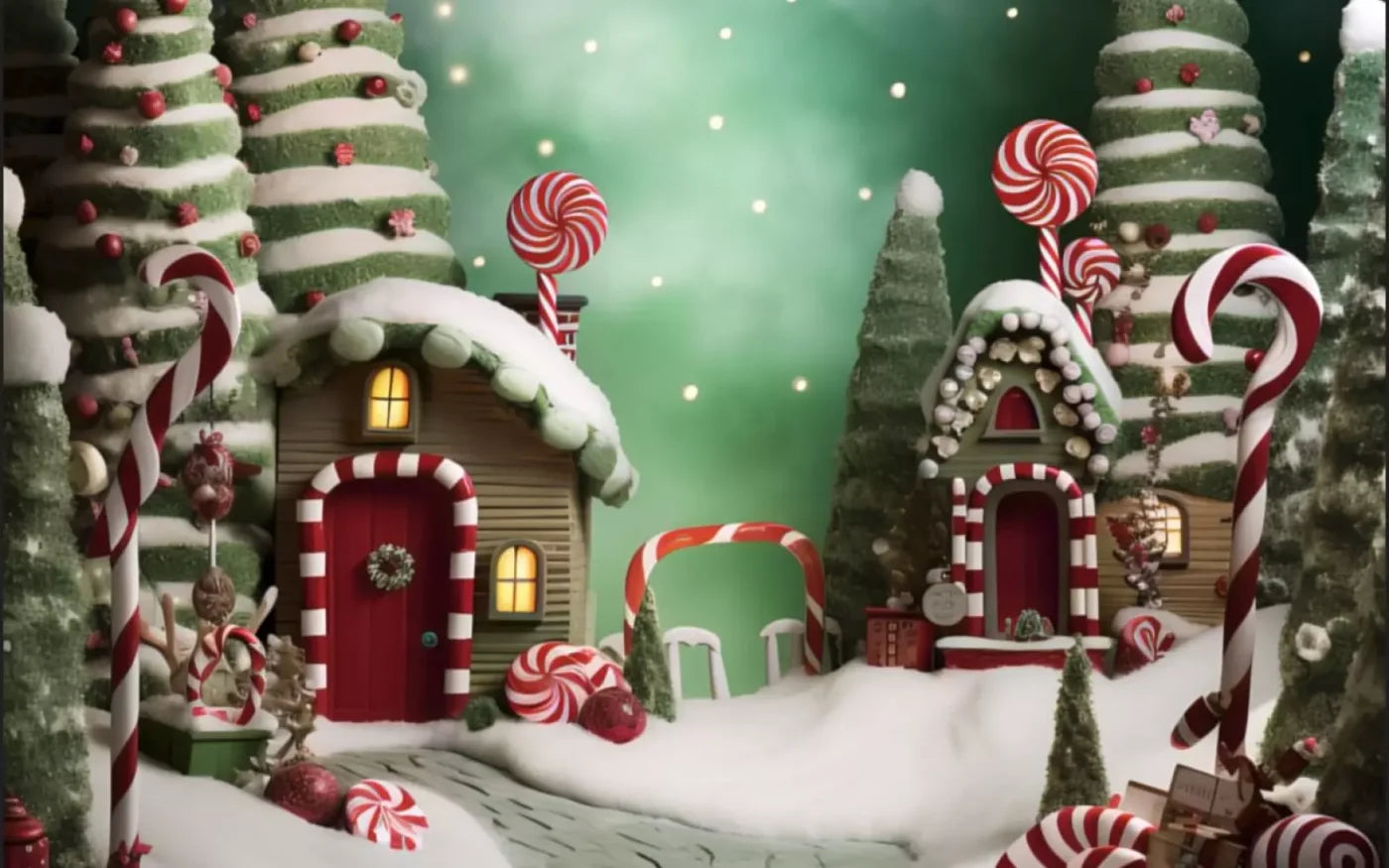 Christmas Town Iii 16’X10’ Ultracloth (192 X 120 Inch) Backdrop