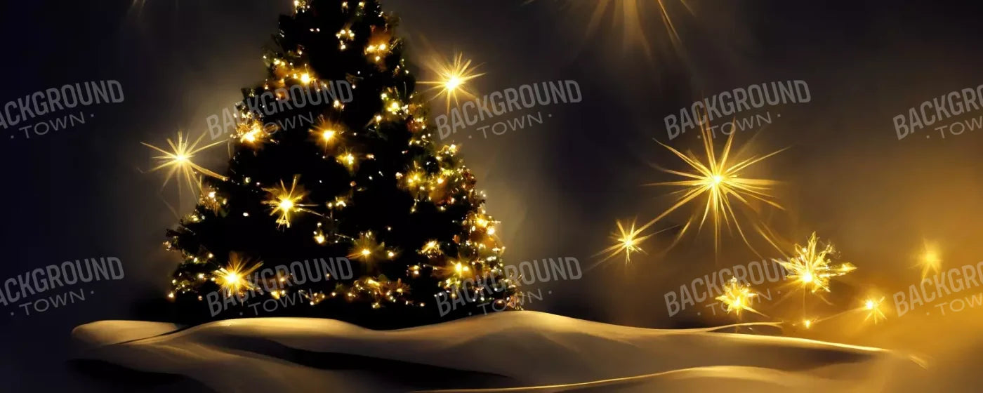 Whimsical Christmas Tree Ii 20’X8’ Ultracloth (240 X 96 Inch) Backdrop