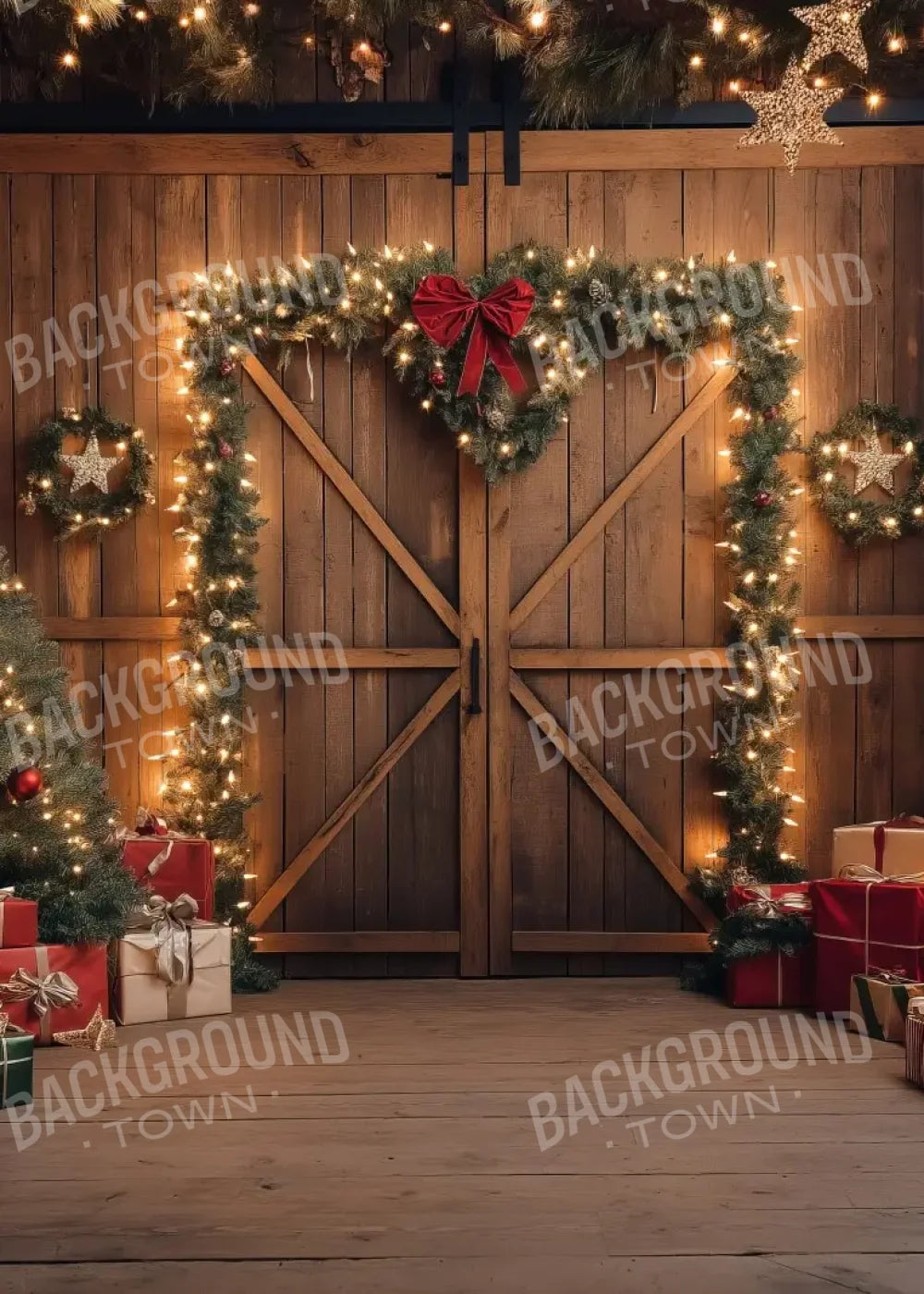 Christmas Tree Barn 5’x7’ UltraCloth (60 x 84 inch) Backdrop