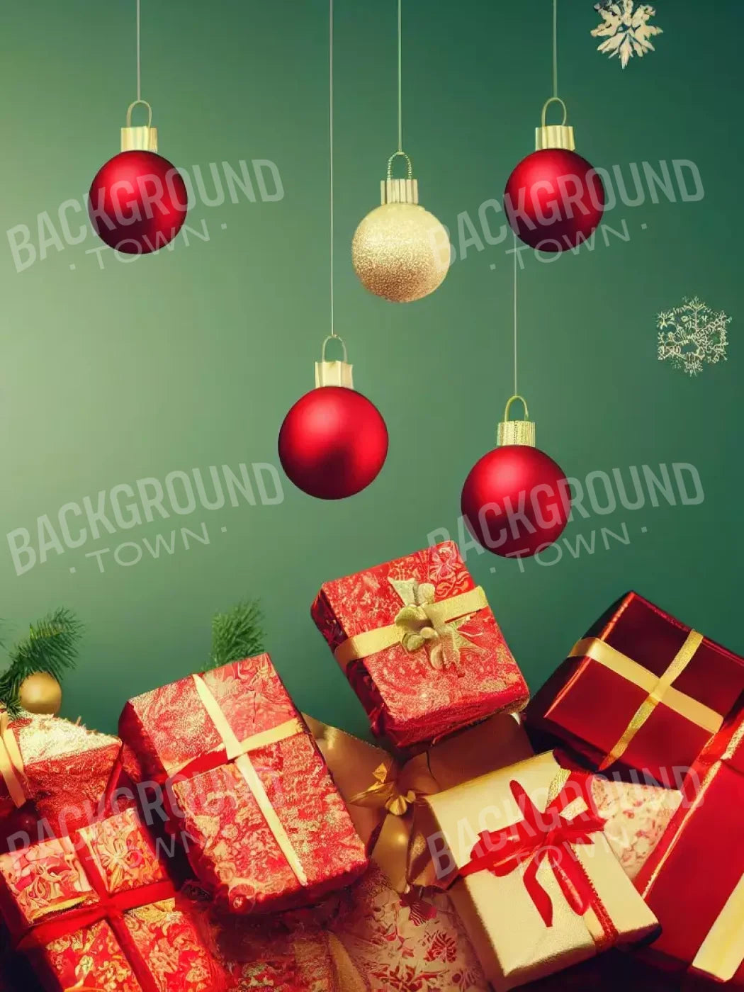 Christmas Wishes 6’X8’ Fleece (72 X 96 Inch) Backdrop