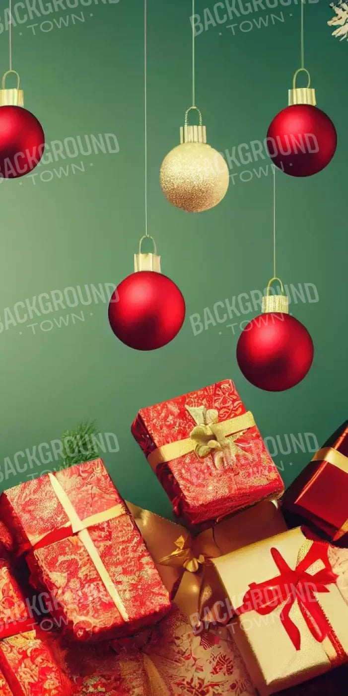 Christmas Wishes 8’X16’ Ultracloth (96 X 192 Inch) Backdrop