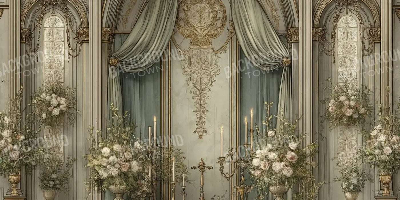 Church Sanctuary 2 16’x8’ UltraCloth (192 x 96 inch) Backdrop