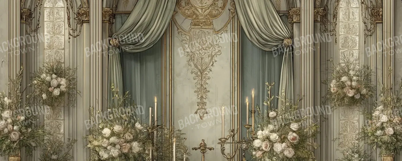 Church Sanctuary 2 20’x8’ UltraCloth (240 x 96 inch) Backdrop
