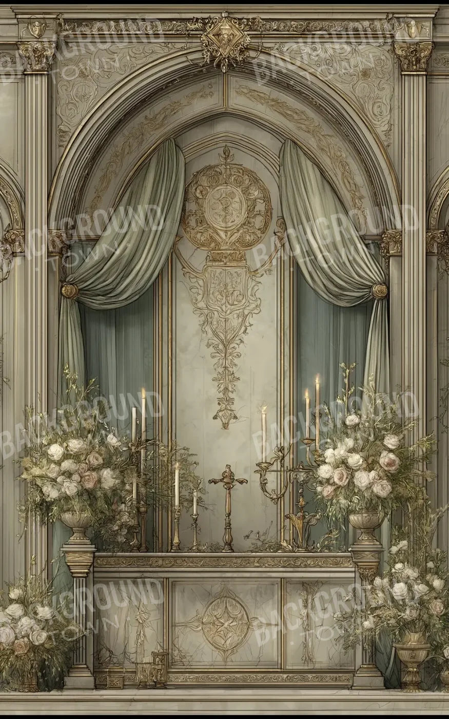 Church Sanctuary 2 5’x8’ UltraCloth (60 x 96 inch) Backdrop