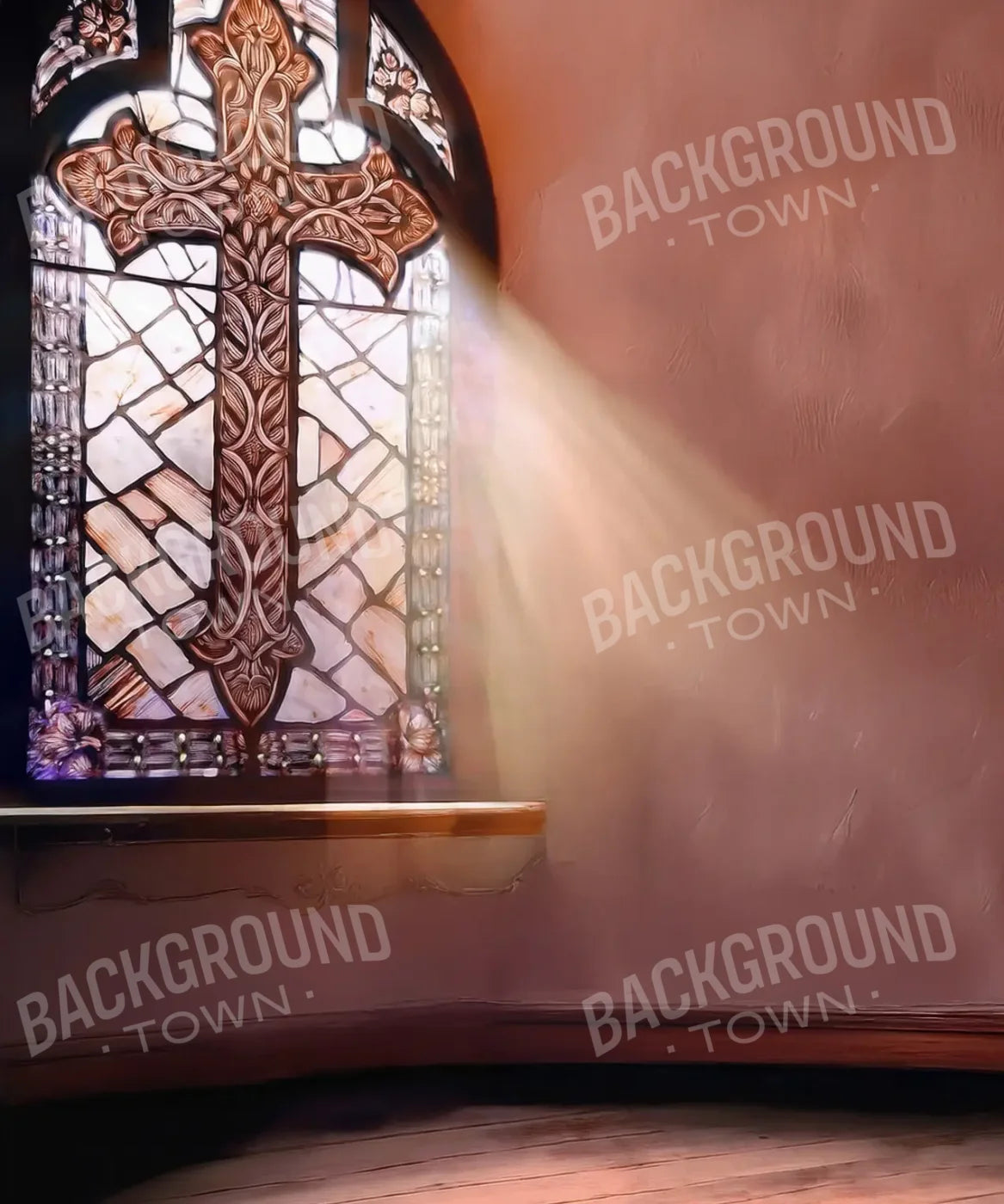Tan Religious Backdrop for Photography