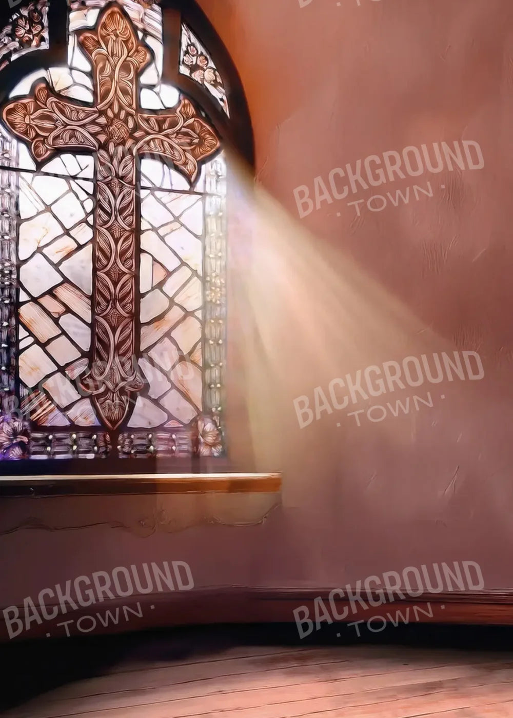 Church Window 5’x7’ UltraCloth (60 x 84 inch) Backdrop