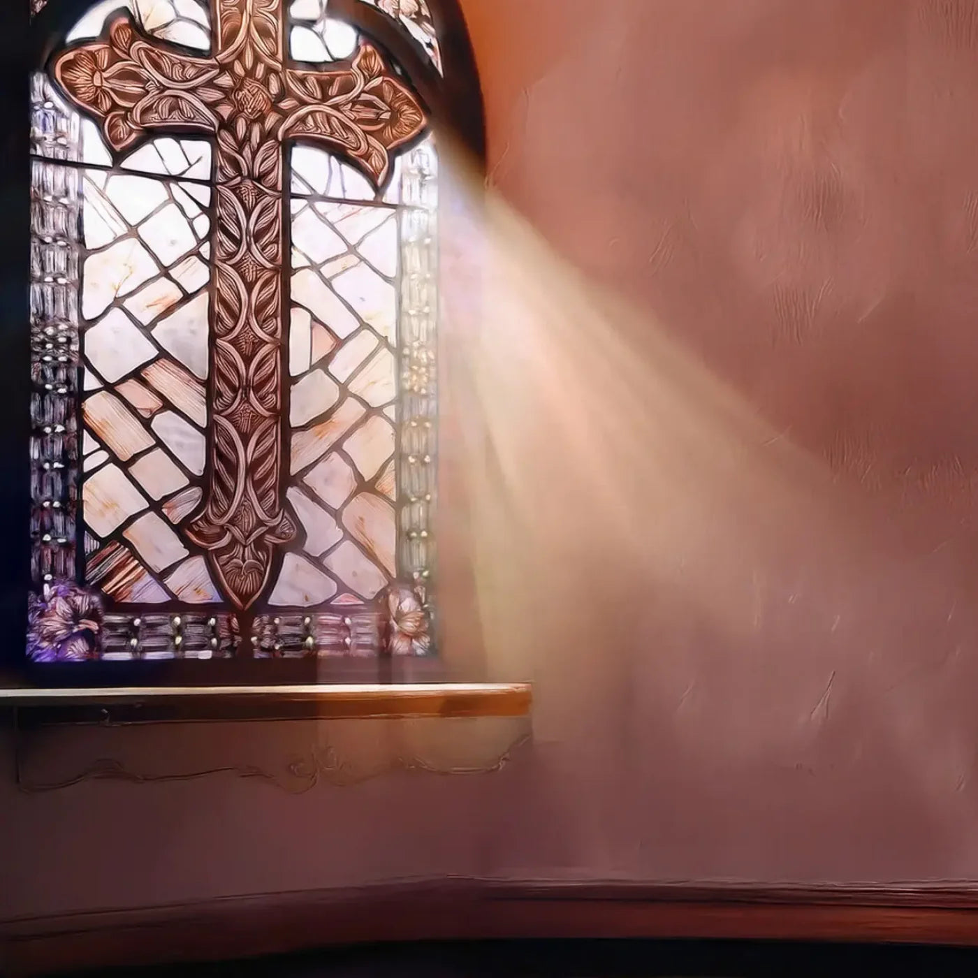 Church Window 10’x10’ UltraCloth (120 x 120 inch) Backdrop