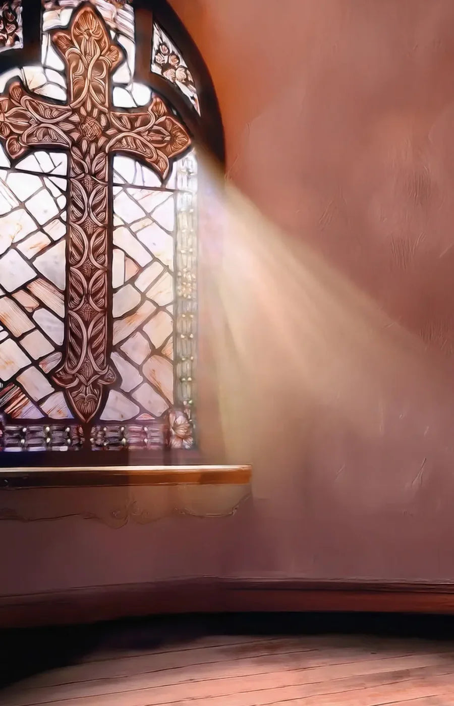 Church Window 9’x14’ UltraCloth (108 x 168 inch) Backdrop