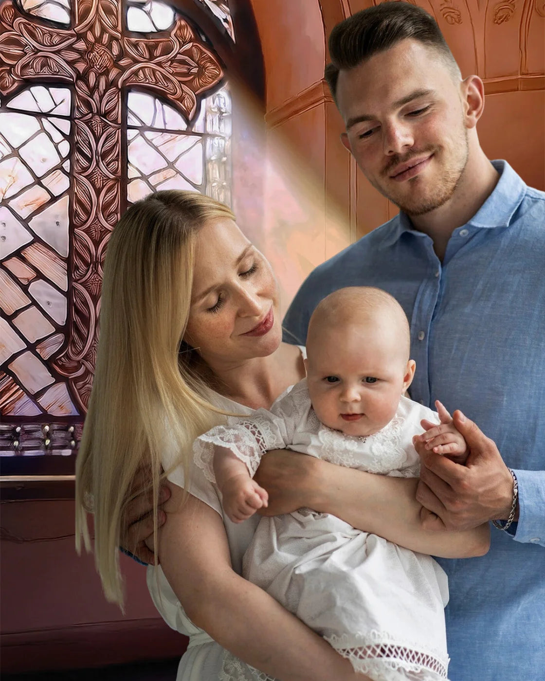 Church Window Backdrop