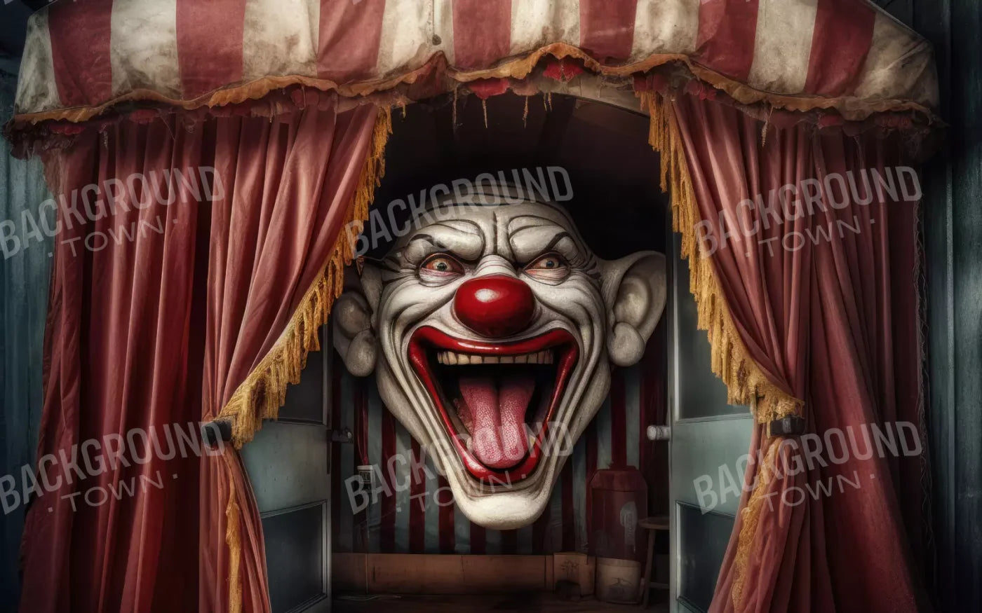 Circus Fright 14X9 Ultracloth ( 168 X 108 Inch ) Backdrop