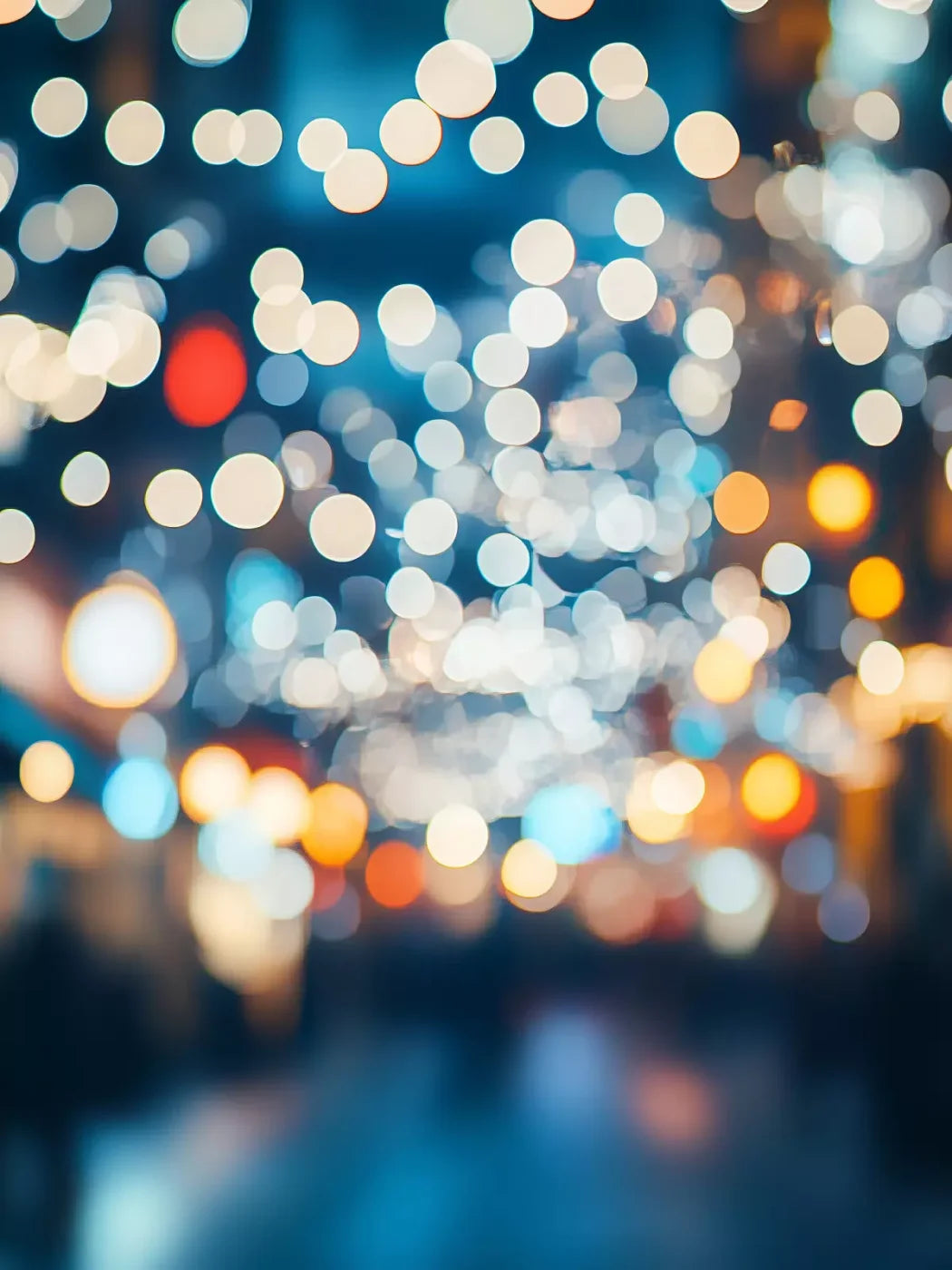 City Bokeh 6’X8’ Fleece (72 X 96 Inch) Backdrop