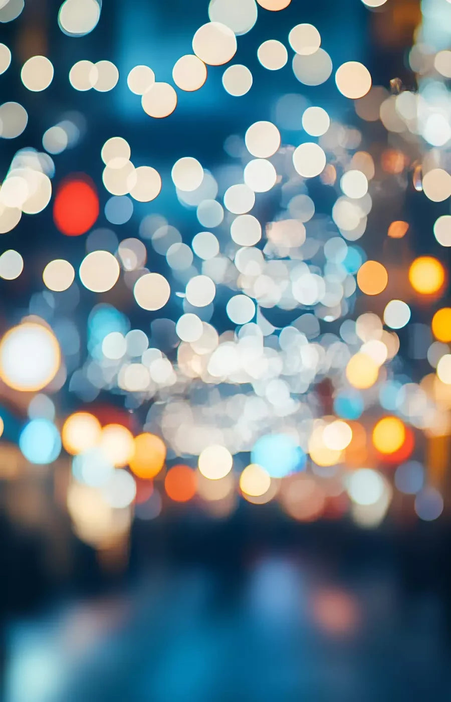 City Bokeh 9’X14’ Ultracloth (108 X 168 Inch) Backdrop