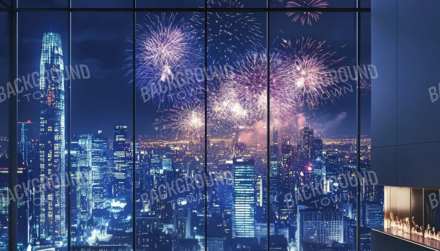 Cityscape Apartment 14’x8’ UltraCloth (168 x 96 inch) Backdrop
