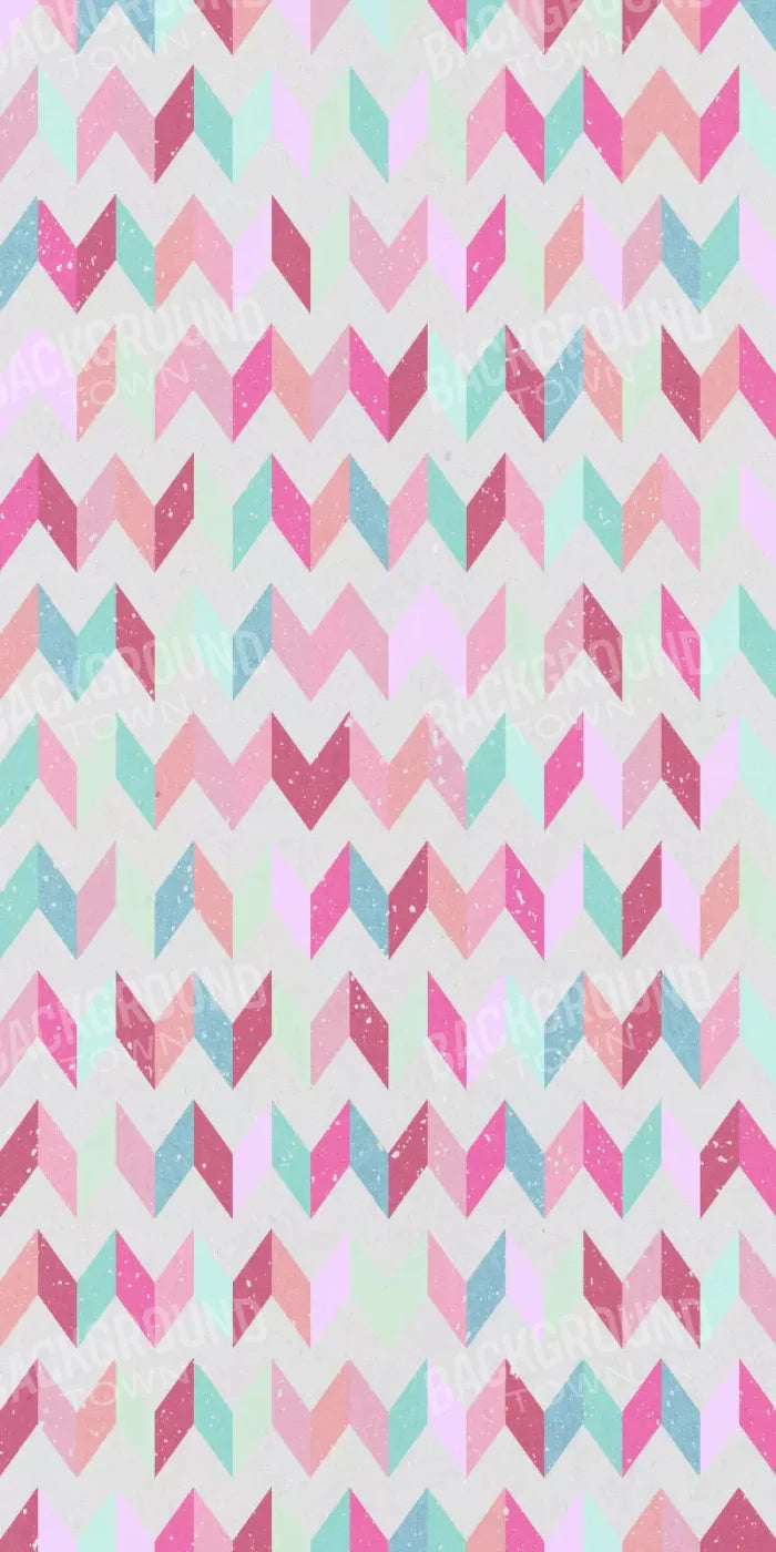 Claire Chevron 10X20 Ultracloth ( 120 X 240 Inch ) Backdrop