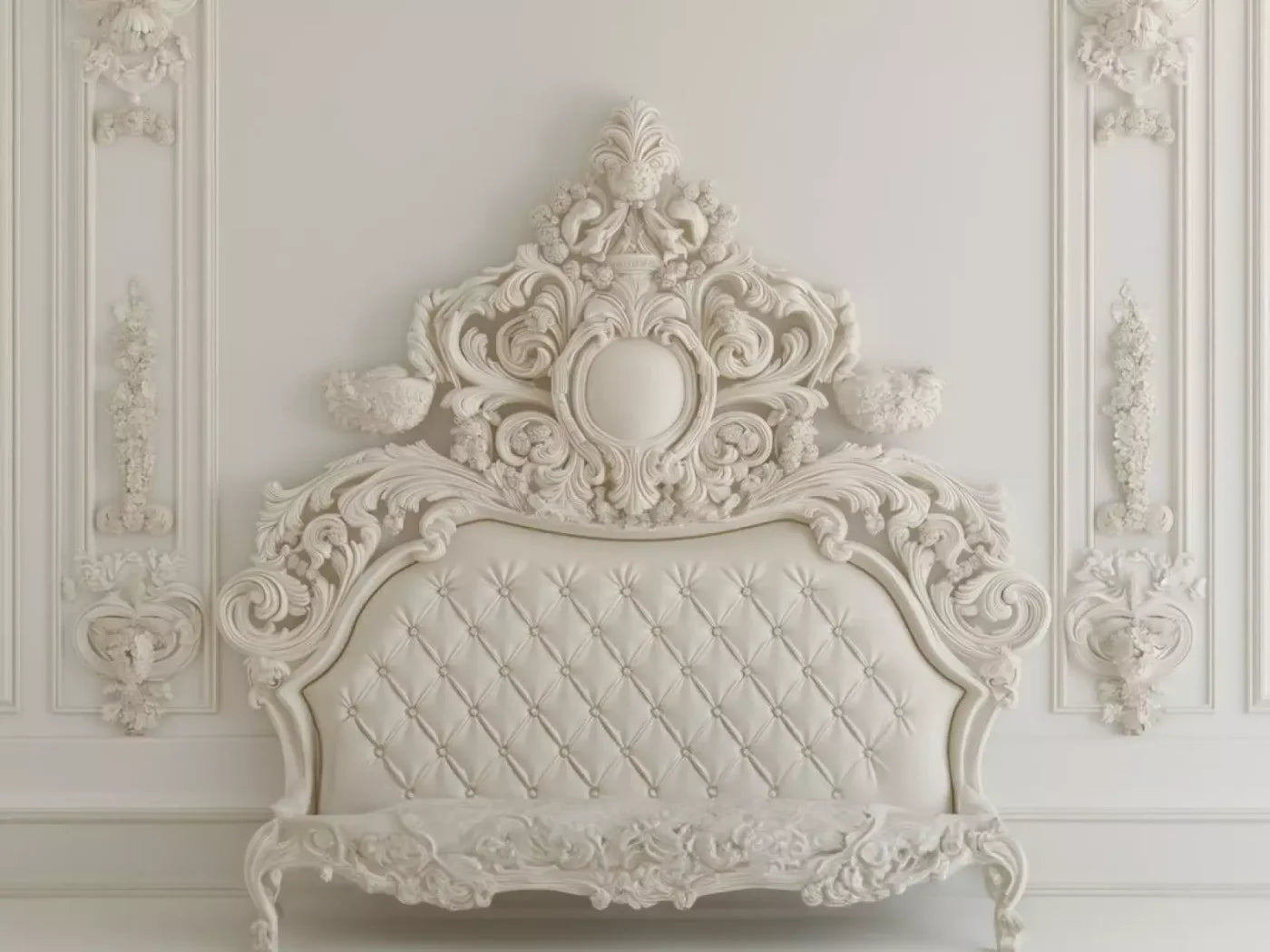 Classic Bedroom Wall 8’X6’ Fleece (96 X 72 Inch) Backdrop