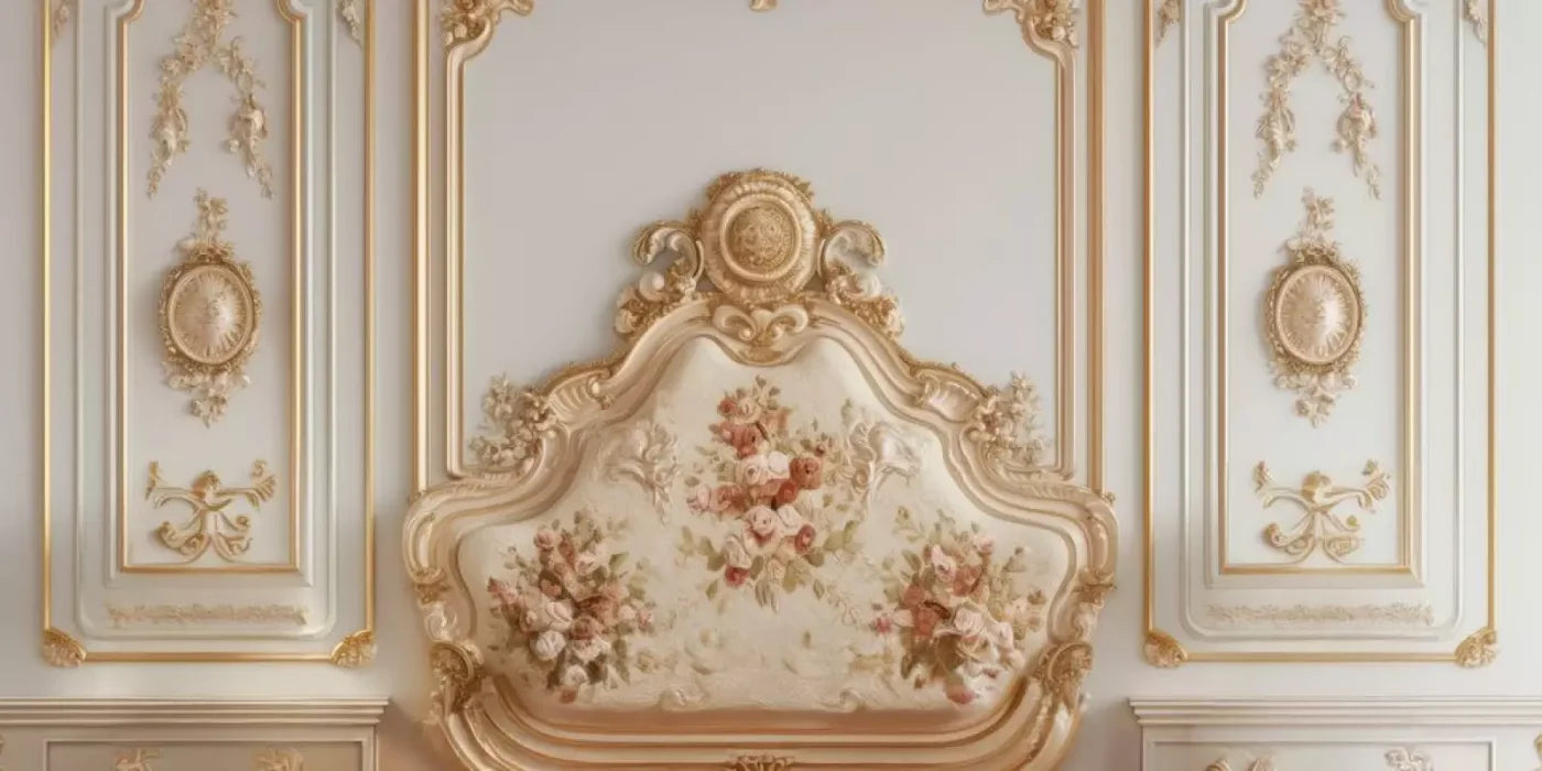 Classic Bedroom Wall I 16’X8’ Ultracloth (192 X 96 Inch) Backdrop