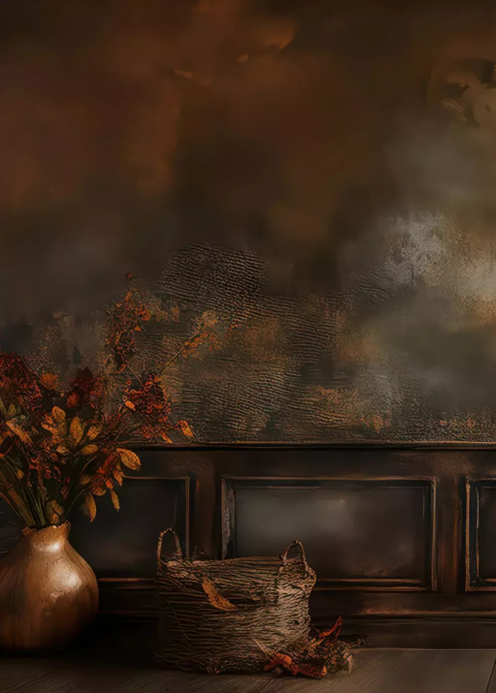 Classic Fireplace Wall 5’x7’ UltraCloth (60 x 84 inch) Backdrop