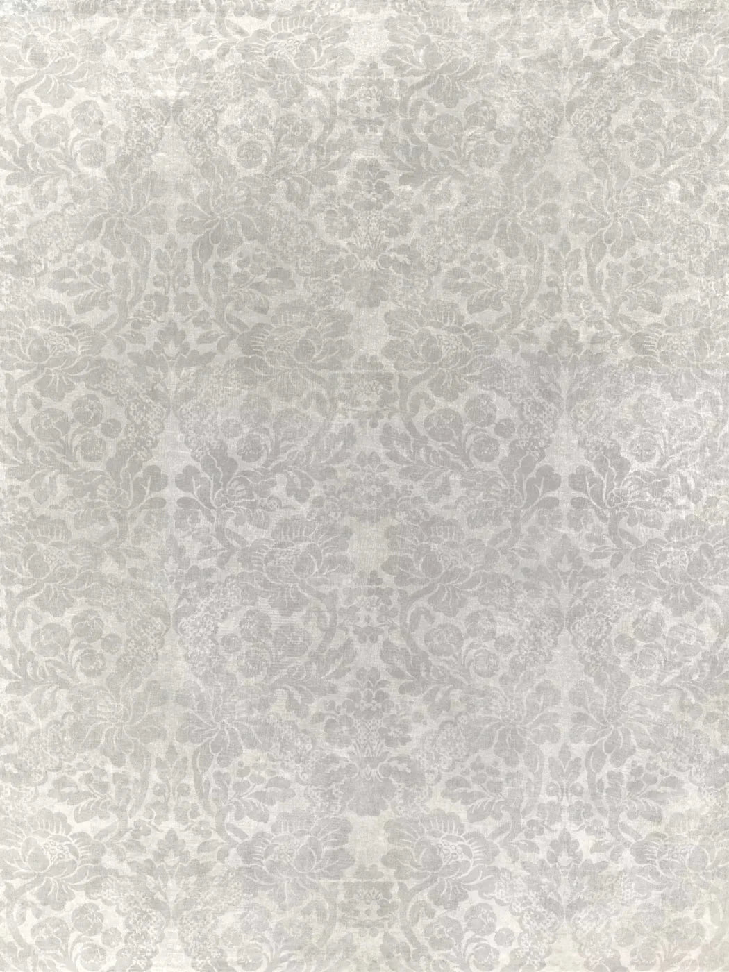 Classic Texture Warm Gray Damask 8X10 Fleece ( 96 X 120 Inch ) Backdrop