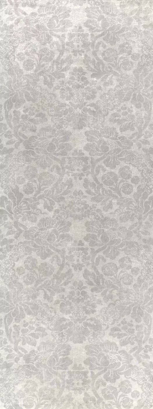 Classic Texture Warm Gray Damask 8X20 Ultracloth ( 96 X 240 Inch ) Backdrop