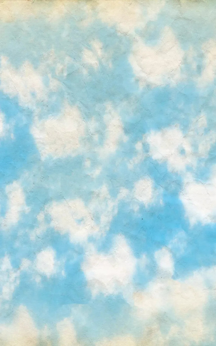 Cloudy 9X14 Ultracloth ( 108 X 168 Inch ) Backdrop