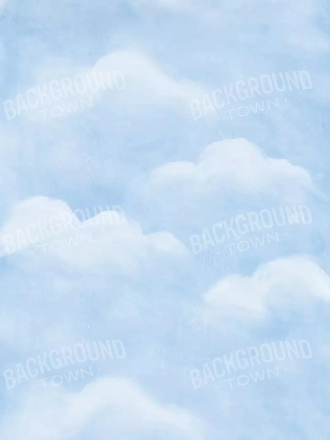 Cloudy Day 5X68 Fleece ( 60 X 80 Inch ) Backdrop