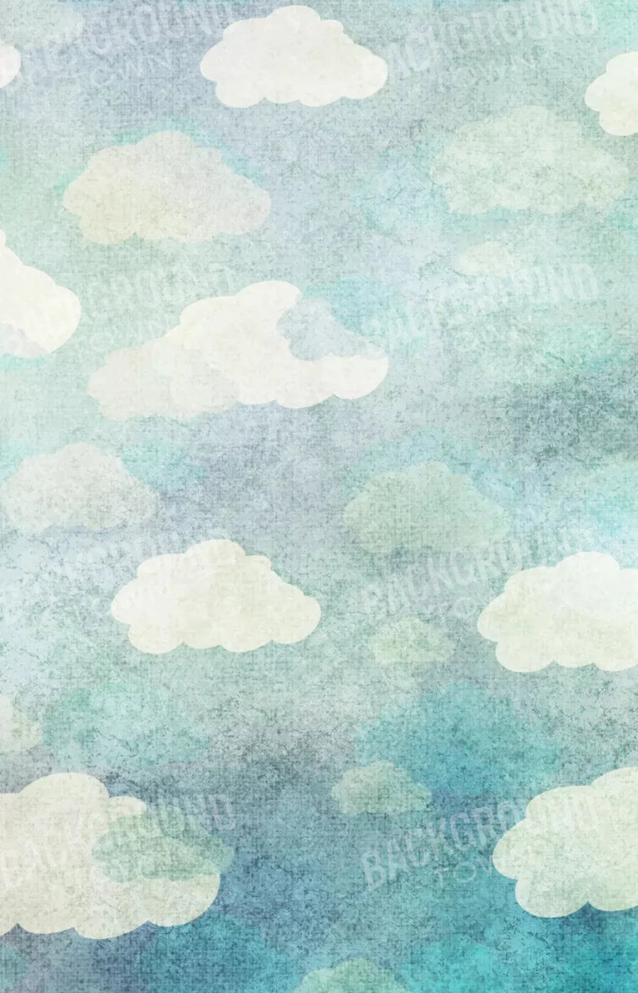 Cloudy Skies 8X12 Ultracloth ( 96 X 144 Inch ) Backdrop